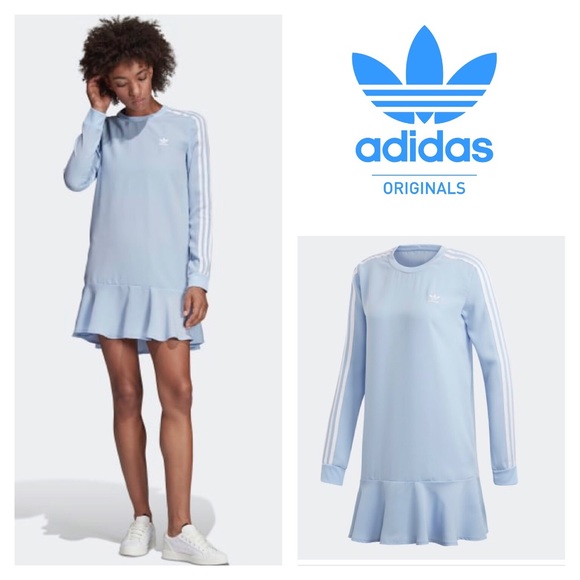 adidas flare hem dress